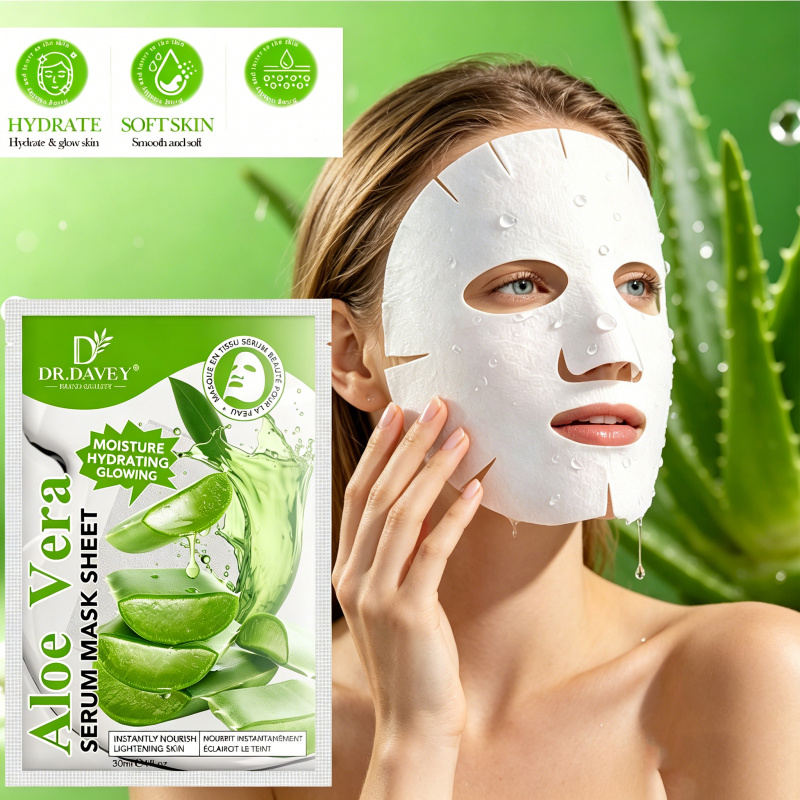 Aloe Vera Serum Facial Mask Sh - Face Mask Storage Box 评论和价格