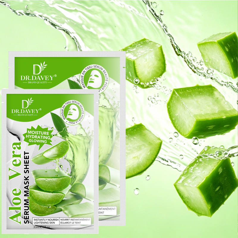 Aloe Vera Serum Facial Mask Sh - Face Mask Storage Box 评论和价格