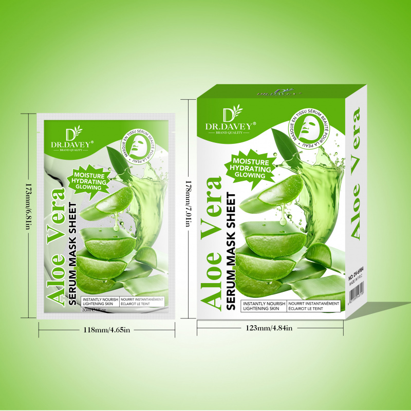 Aloe Vera Serum Facial Mask Sh - Face Mask Storage Box 评论和价格