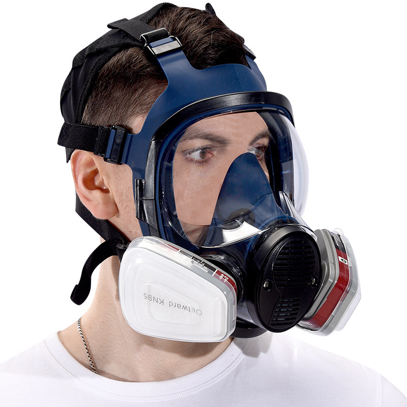 A8 gas mask with filter, full  - Dust Mask Construction 评论和价格
