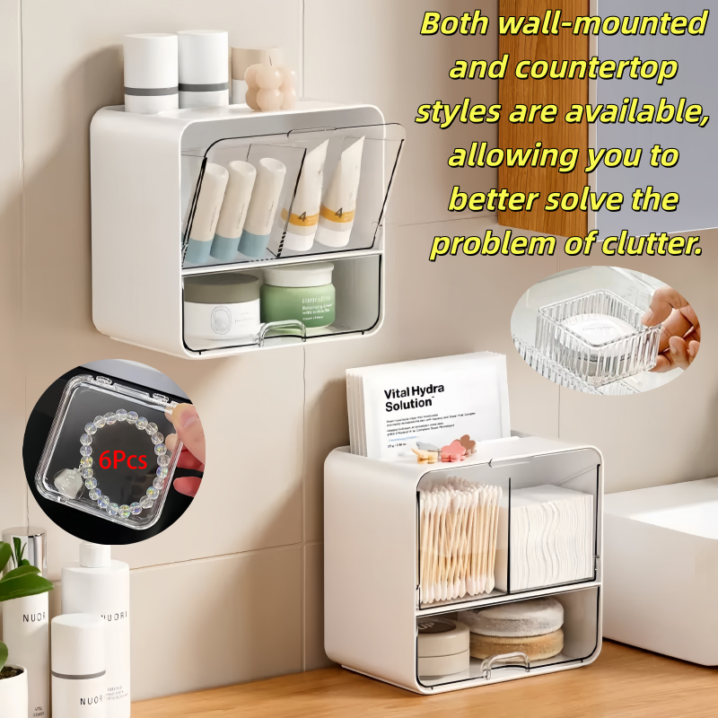8-Piece Set, One Wall-Mounted  - Face Mask Storage Box 评论和价格