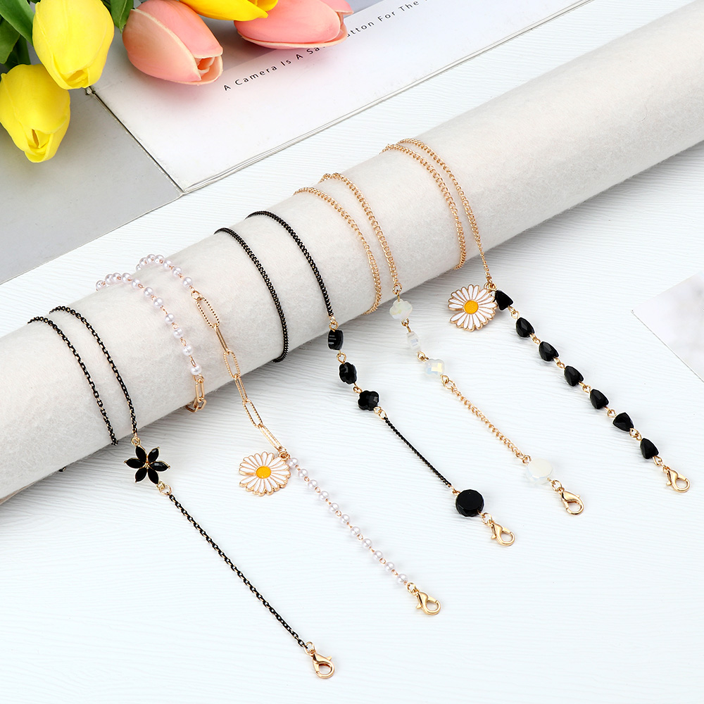 Fashion Women Anti-Lost Glasse - Mask Chain Holder 评论和价格