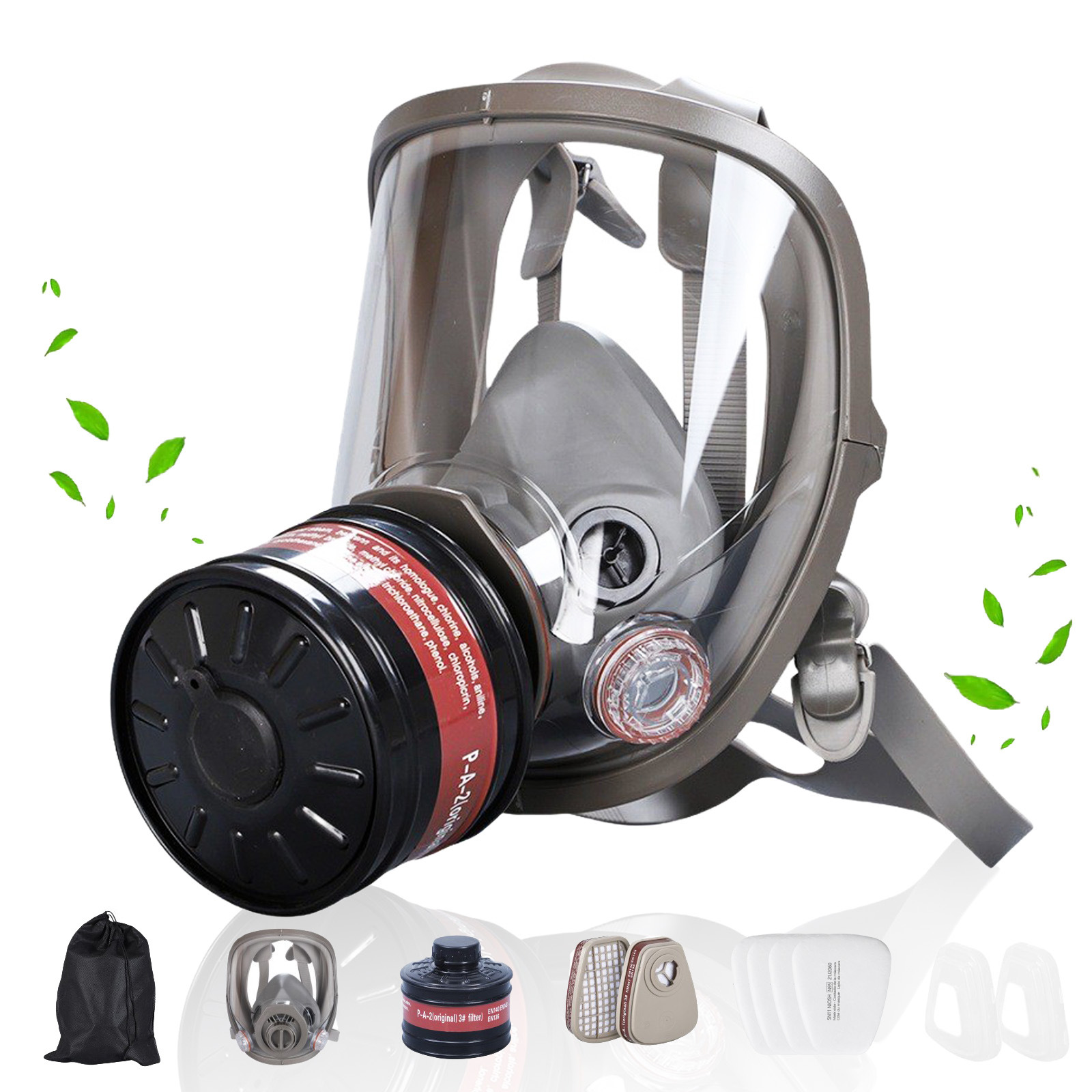 Full Face Gas Masks Survival C - Dust Mask Construction 评论和价格