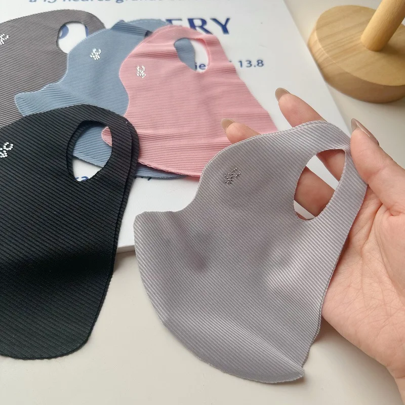 5 Color Threaded Ice Silk Mask - Cloth Face Mask Washable 评论和价格