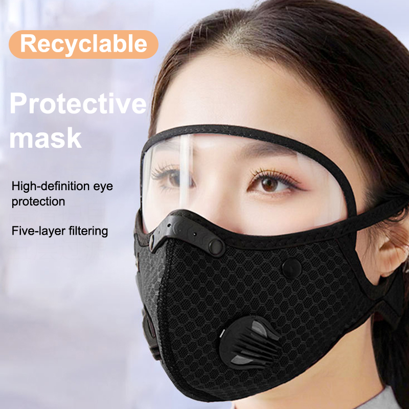 New Cycling Face Mask With Fil - Dust Mask Construction 评论和价格