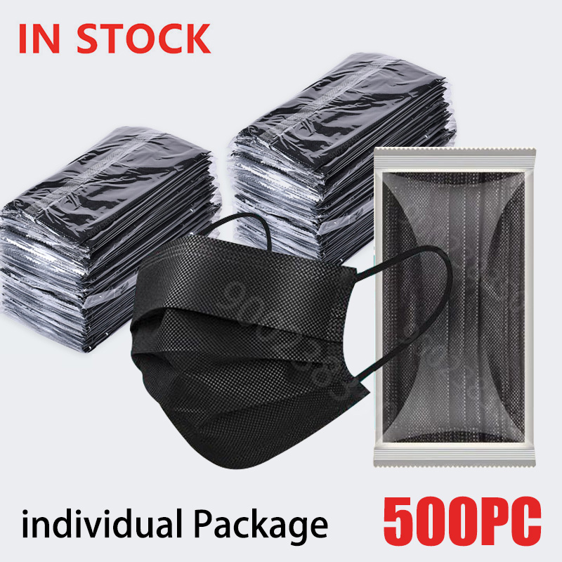 10-500Pcs Adults Mask Disposab - Disposable Surgical Mask 评论和价格