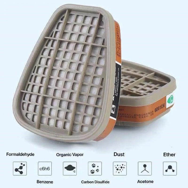 Activated Carbon 6001 Cartridg - Dust Mask Construction 评论和价格