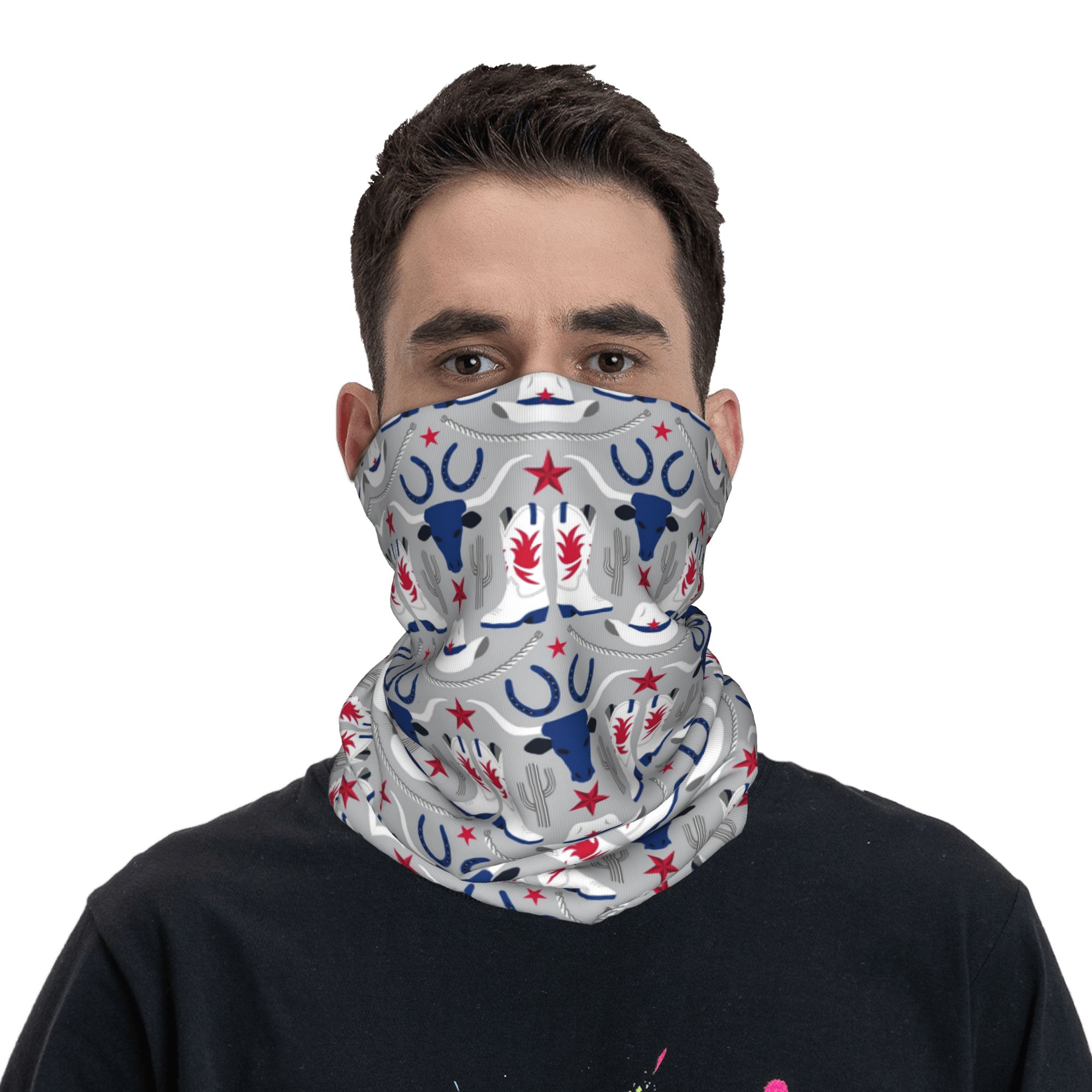 Old Wild West Cowboy Bandana N - Sports Mask Breathable 评论和价格