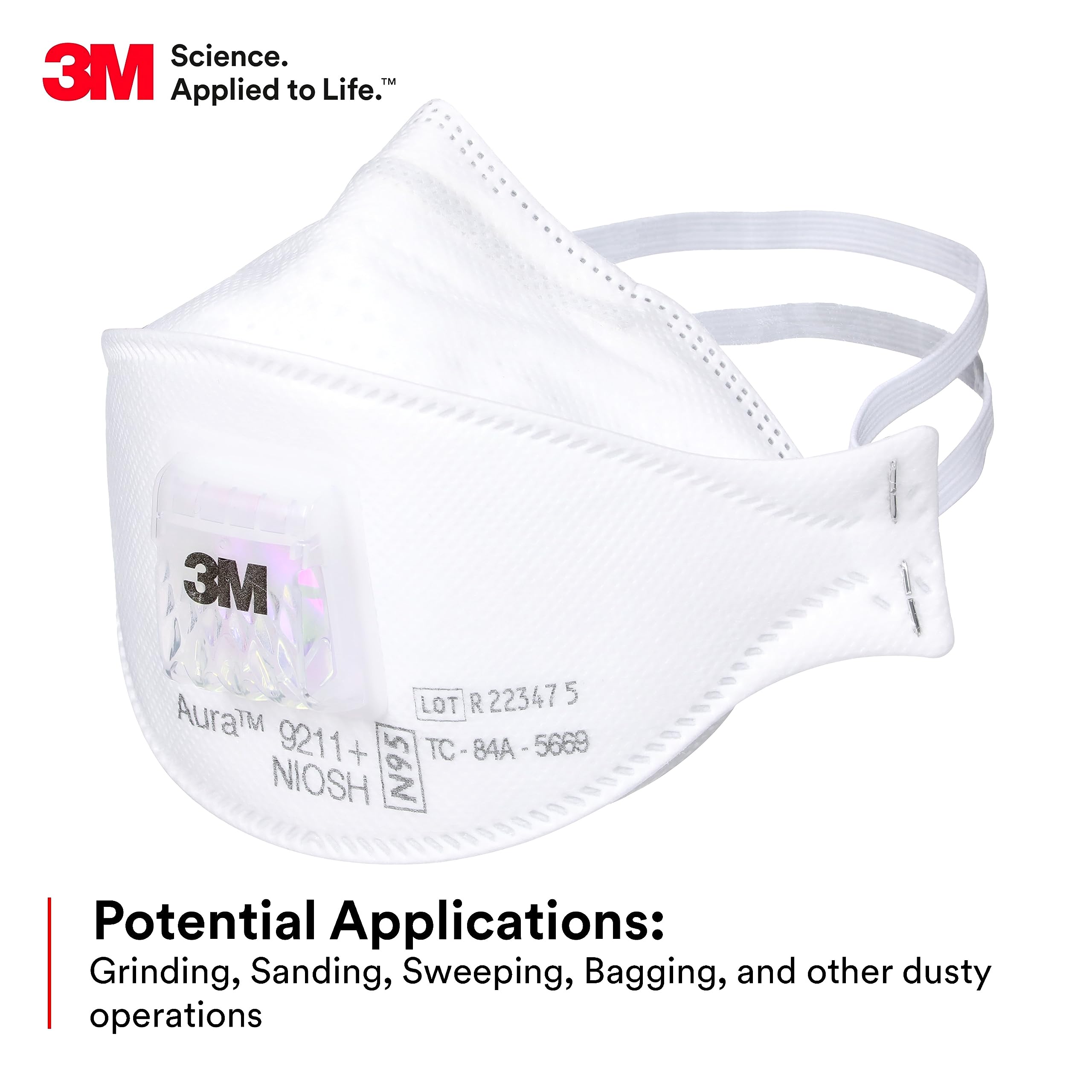 3M Aura 9211+ Particulate Resp - Kn95 Respirator Mask 评论和价格