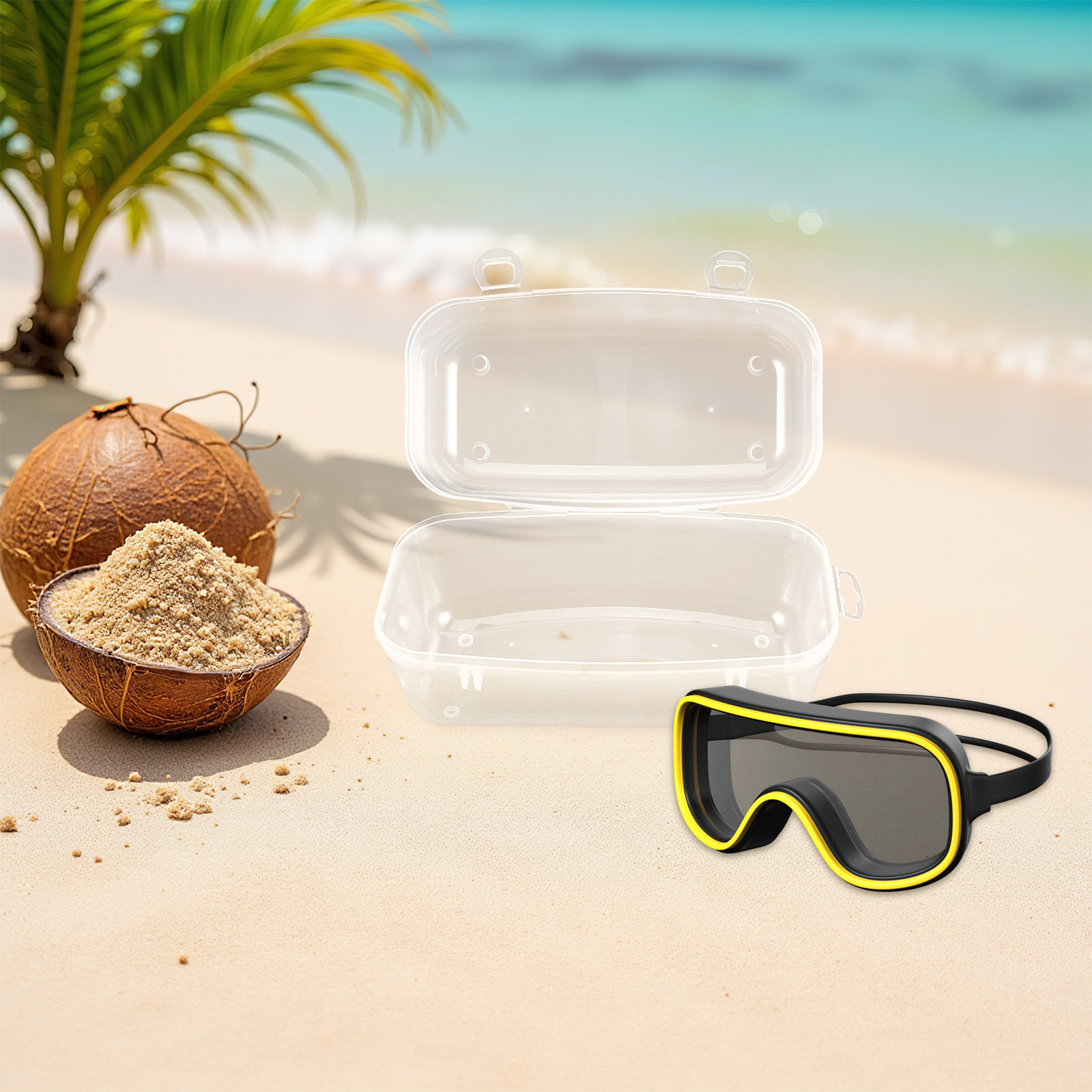 Diving Masks Case Portable Har - Mask Case Hard Shell 评论和价格
