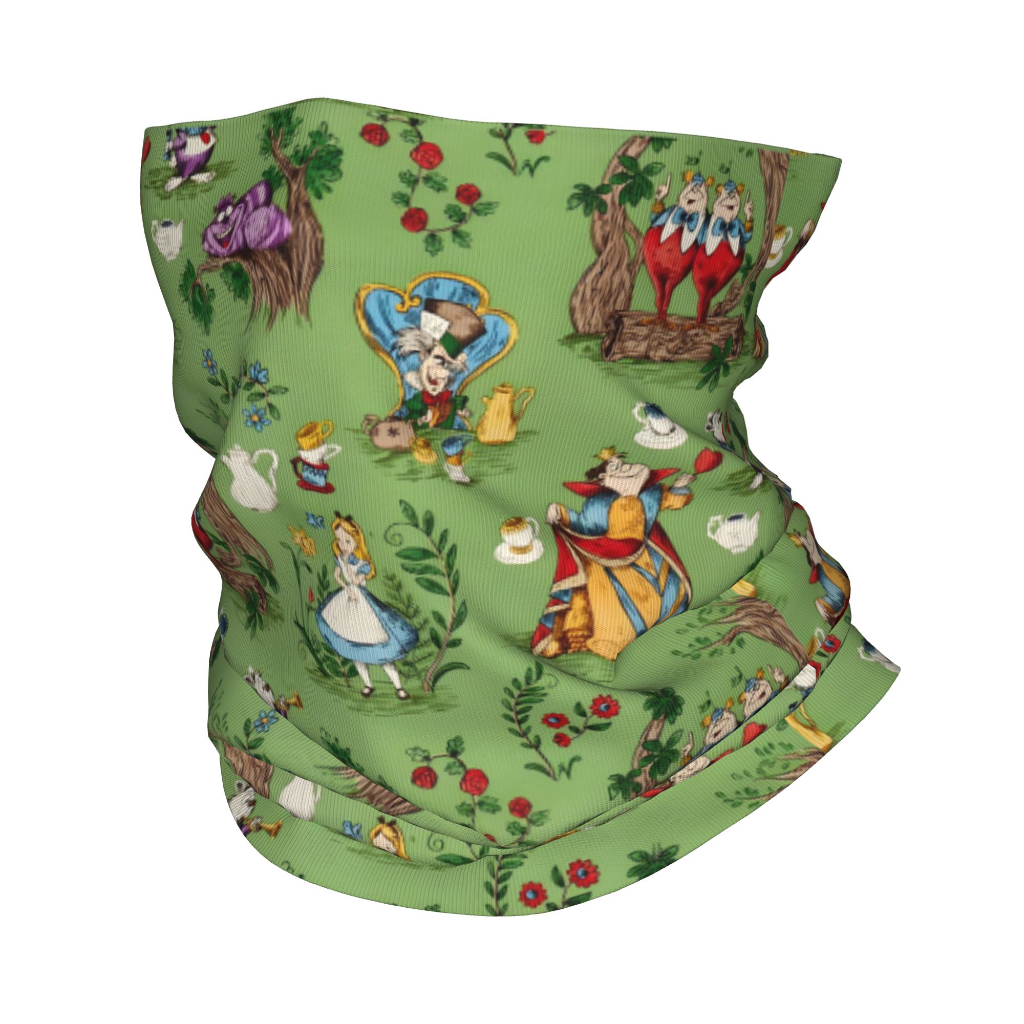 Custom A-Alice in W-Wonderland - Neck Gaiter Face Cover 评论和价格