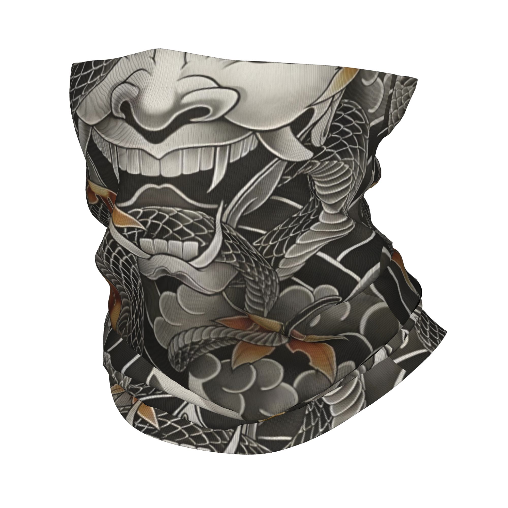 Custom Samurai Oni Demon Banda - Neck Gaiter Face Cover 评论和价格