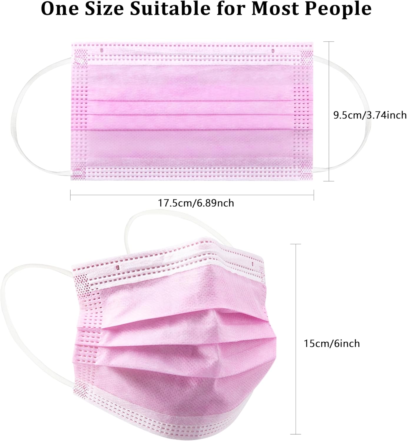 Great Value Pack! Pink Disposa - Kids Face Mask 评论和价格
