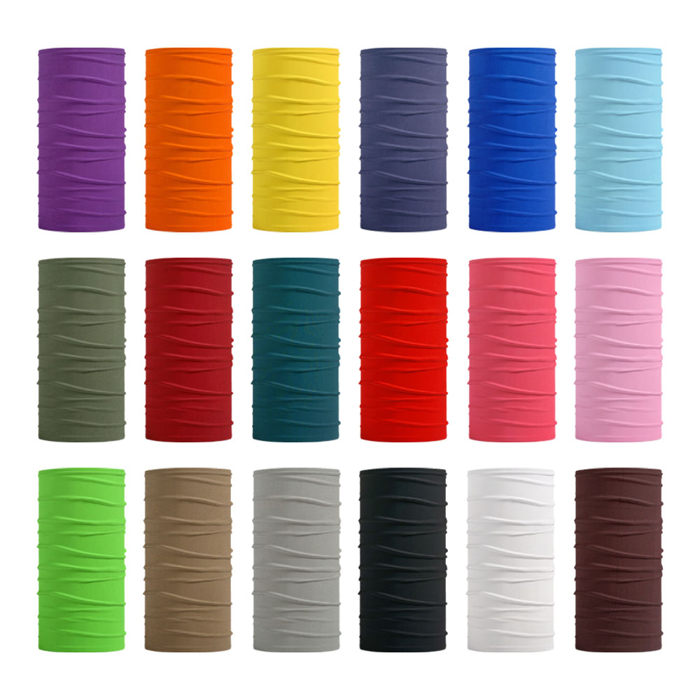 Seamless Solid Color Bandanas  - Neck Gaiter Face Cover 评论和价格