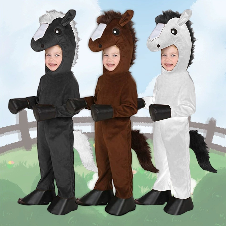 Zoo The horse Kids Brown Black - Black Face Mask Pack 评论和价格