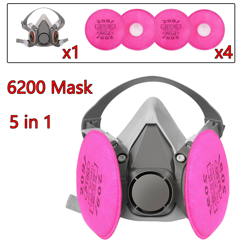 Gas Mask 6200 Set Vehicle Pain - Face Mask Storage Box 评论和价格